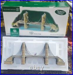 Department 56 Brooklyn Bridge Historical Landmark Series 59247 Christmas City