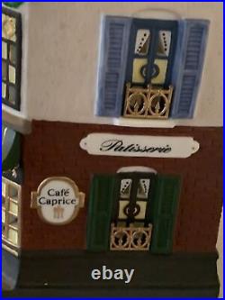 Department 56 CAFE CAPRICE FRENCH Restourant Christmas in the City Holiday Decor