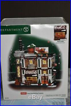 Department 56 COCA-COLA BOTTLING COMPANY Christmas in the City Series