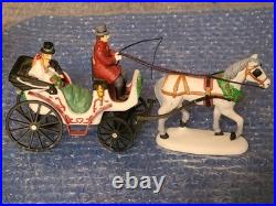 Department 56 Carraige Ride For Bride Model T Christmas In The City Village Lot