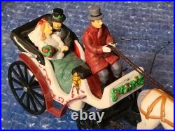 Department 56 Carraige Ride For Bride Model T Christmas In The City Village Lot