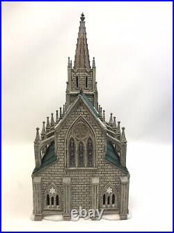 Department 56 Cathedral of St Nicholas, Christmas in the City #59248SE with Box