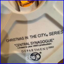 Department 56 Central Synagogue Christmas in the City Series Historical Landmark Department 56 Central Synagogue Christmas in the City Series Historical Landmark