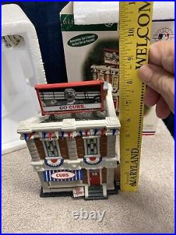 Department 56 Chicago Cubs Souvenir Shop Figurine Christmas in the City 1035