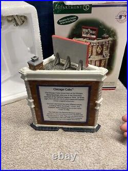 Department 56 Chicago Cubs Souvenir Shop Figurine Christmas in the City 1035