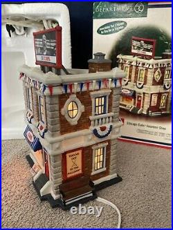 Department 56 Chicago Cubs Souvenir Shop Figurine Christmas in the City 1035