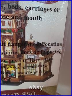 Department 56 Christmas In City Series Victoria's DollHouse With Rotating Doll NEW