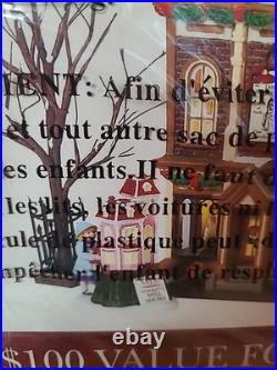 Department 56 Christmas In City Series Victoria's DollHouse With Rotating Doll NEW