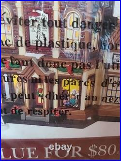 Department 56 Christmas In City Series Victoria's DollHouse With Rotating Doll NEW