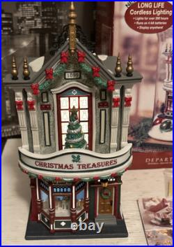 Department 56 Christmas In The City 2004 Treasures Shop Store 56.59240 CIC Department 56 Christmas In The City 2004 Treasures Shop Store 56.59240 CIC