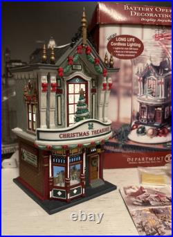 Department 56 Christmas In The City 2004 Treasures Shop Store 56.59240 CIC Department 56 Christmas In The City 2004 Treasures Shop Store 56.59240 CIC