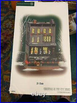 Department 56 Christmas In The City 21 Club #805535 Dept 56 Department 56 Christmas In The City 21 Club #805535 Dept 56