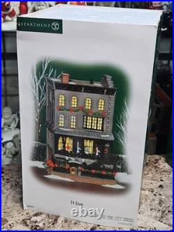 Department 56 Christmas In The City 21 Club #805535 Dept 56 Horse Jockeys Wbox