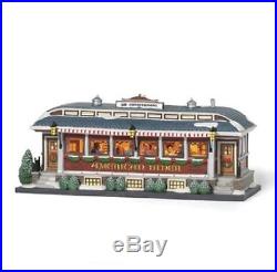Department 56 Christmas In The City American Diner, New, Free Shipping