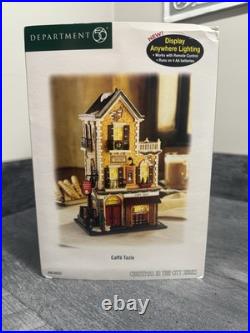 Department 56 Christmas In The City Cafe Tazio Lighted Building