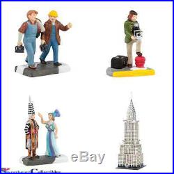 Department 56 Christmas In The City Chrysler Building & 3 Accessories