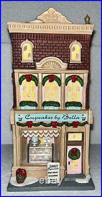 Department 56 Christmas In The City Cupcakes By Bella & Christmas Cupcakes HTF