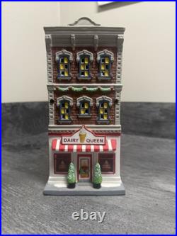 Department 56 Christmas In The City Downtown Dairy Queen Lighted Building