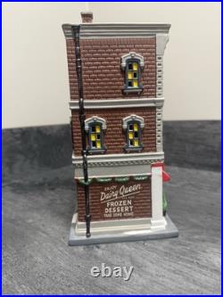 Department 56 Christmas In The City Downtown Dairy Queen Lighted Building