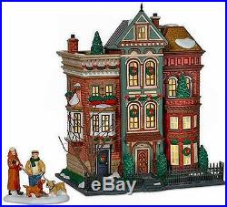 Department 56 Christmas In The City EAST VILLAGE ROW HOUSES Gift Set/2 59266 NIB