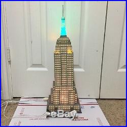Department 56 Christmas In The City Empire State Building 3 Color Light #59207