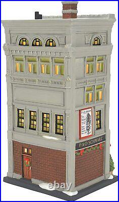 Department 56 Christmas In The City FAO Schwarz Lighted Building