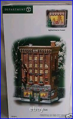 Department 56 Christmas In The City Ferrara Bakery & Cafe Lighted #59272 with box