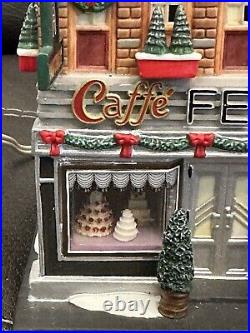 Department 56 Christmas In The City Ferrara Bakery & Cafe With Box