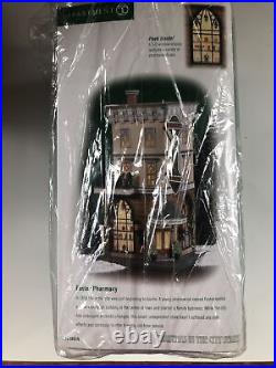 Department 56 Christmas In The City Foster Pharmacy Nib