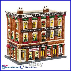 Department 56 Christmas In The City Jacobs Pharmacy 4044791 New 2015