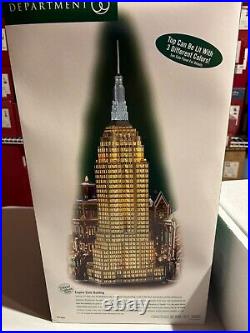 Department 56 Christmas In The City Landmark Series 59207 EMPIRE STATE BUILDING