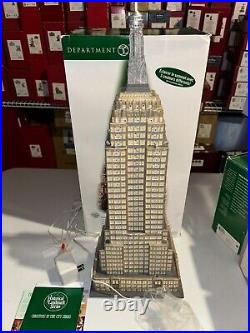 Department 56 Christmas In The City Landmark Series 59207 EMPIRE STATE BUILDING