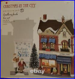 Department 56 Christmas In The City Lundberg Foods Box Set #6000571 Retired NIB