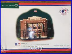 Department 56 Christmas In The City MLB Series Fenway Park with Flag & Trees