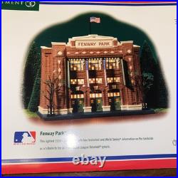 Department 56 Christmas In The City MLB Series Fenway Park with Flag & Trees