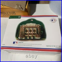 Department 56 Christmas In The City MLB Series Fenway Park with Flag & Trees NIB Department 56 Christmas In The City MLB Series Fenway Park with Flag & Trees NIB