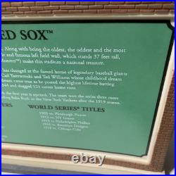 Department 56 Christmas In The City MLB Series Fenway Park with Flag & Trees NIB Department 56 Christmas In The City MLB Series Fenway Park with Flag & Trees NIB