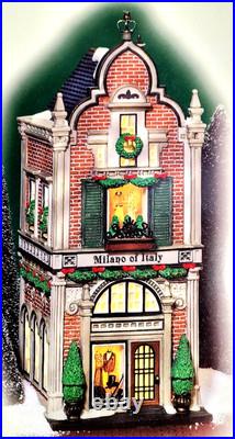 Department 56 Christmas In The City Milano of Italy #59238 NEW