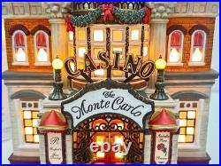 Department 56 Christmas In The City Monte Carlo Casino limited edition 534/15000