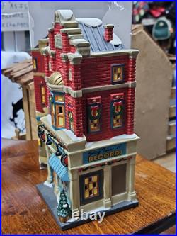Department 56 Christmas In The City Rare 2014 Swing Town Records Record Shop Lp Department 56 Christmas In The City Rare 2014 Swing Town Records Record Shop Lp
