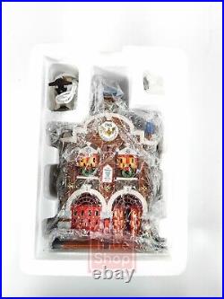 Department 56, Christmas In The City Series, 42nd St. Fire Company with Box