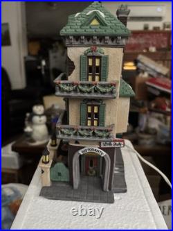 Department 56 Christmas In The City Series Little Italy Ristornate with Box
