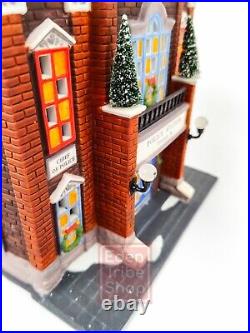 Department 56, Christmas In The City Series, Precinct 25 Police Station with Box