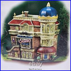 Department 56 Christmas In The City Series Royal Flush Casino 59244 2005 Retired