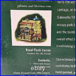 Department 56 Christmas In The City Series Royal Flush Casino 59244 2005 Retired