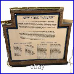 Department 56 Christmas In The City Series Yankee Stadium 58923 MLB 2001