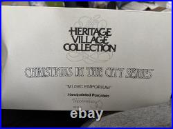 Department 56 Christmas In The City Series music emporium