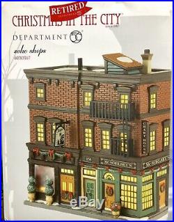 Department 56 Christmas In The City Soho shops #4030347 Retired + Accessory Free