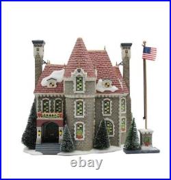 Department 56 Christmas In The City THE CONSULATE Set of 2 NEW 58951