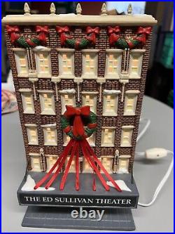 Department 56 Christmas In The City The Ed Sullivan Theater Building. Excellent